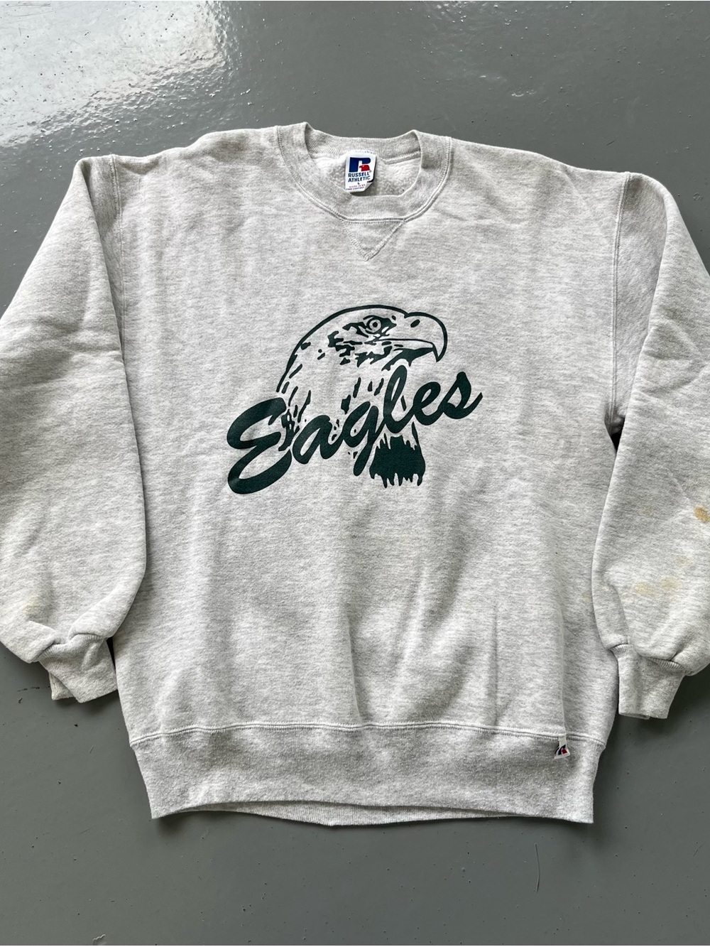 Vintage 90s Philadelphia Eagles Russell Athletic Crewneck Sweatshirt Large